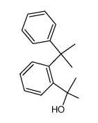 α,α-二甲基-2-(1-甲基-1-苯乙基)苯甲醇 结构式