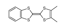 1,3-Benzodithiole, 2-(4,5-dimethyl-1,3-dithiol-2-ylidene)- 结构式