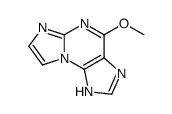 4-甲氧基-1H-咪唑并[2,1-b]嘌呤 结构式