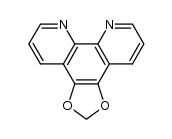 1,3-二氧杂环戊并[4,5-f][1,10]菲咯啉 结构式