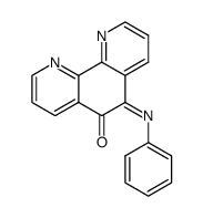 1,10-Phenanthrolin-5(6H)-one, 6-(phenylimino)- 结构式
