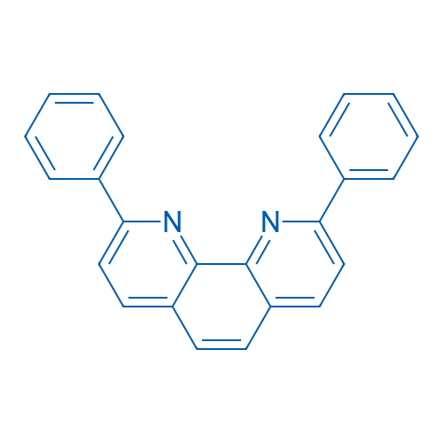 2,9-二苯基-1,10-菲咯啉 结构式