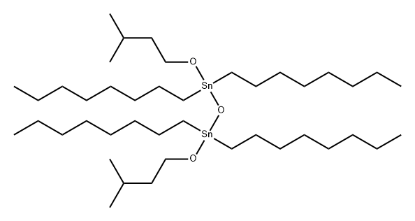 Distannoxane, 1,3-bis(3-methylbutoxy)-1,1,3,3-tetraoctyl- 结构式