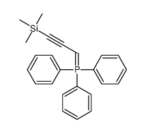 Phosphorane, triphenyl[3-(trimethylsilyl)-2-propyn-1-ylidene]- 结构式