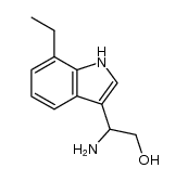 β-氨基-7-乙基-1H-吲哚-3-乙醇 结构式