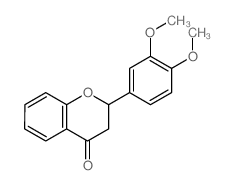3',4'-二甲氧基黄烷酮 结构式