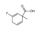 3-氟-1-甲基-2,5-环己二烯-1-羧酸 结构式