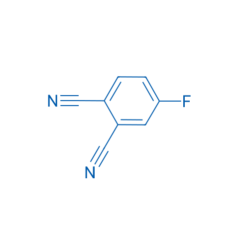 4-氟邻苯二腈 结构式