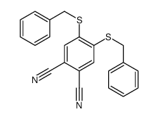 1,2-Benzenedicarbonitrile, 4,5-bis[(phenylmethyl)thio]- 结构式