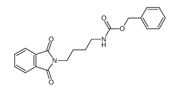 Carbamic acid, [4-(1,3-dihydro-1,3-dioxo-2H-isoindol-2-yl)butyl]-, phenylmethyl ester (9CI) 结构式