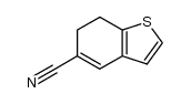 6,7-二氢苯并[b]噻吩-5-甲腈 结构式