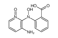 2-[(3-氨基-1-氧代-2-吡啶基)羟基氨基]苯甲酸 结构式