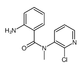 2-氨基-N-(2-氯-3-吡啶基)-N-甲基苯甲酰胺 结构式