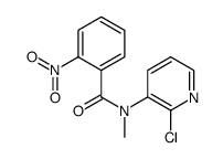 N-(2-氯-3-吡啶基)-N-甲基-2-硝基苯甲酰胺 结构式