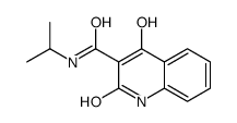3-Quinolinecarboxamide,1,2-dihydro-4-hydroxy-N-(1-methylethyl)-2-oxo- 结构式