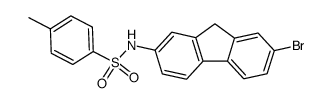 N-(7-溴-9H-芴-2-基)-4-甲基苯磺酰胺 结构式