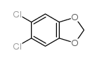 5,6-二氯苯并(1,3)二氧烷 结构式