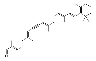 15,15'-DIDEHYDRO-8'-APO-Β,PSI-CAROTENAL 结构式