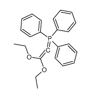 Phosphorane, (diethoxyethenylidene)triphenyl- 结构式