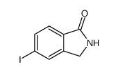 2,3-二氢-5-碘-1H-异吲哚-1-酮 结构式