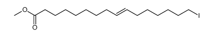 9-Hexadecenoic acid, 16-iodo-, methyl ester, (9E)- 结构式