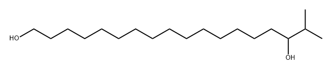 1,16-Octadecanediol, 17-methyl- 结构式