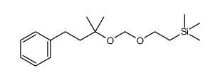 Benzene, [3-methyl-3-[[2-(trimethylsilyl)ethoxy]methoxy]butyl]- 结构式