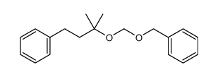 Benzene, [[(1,1-dimethyl-3-phenylpropoxy)methoxy]methyl]- 结构式