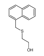 2-(萘-1-基甲硫基)乙醇 结构式