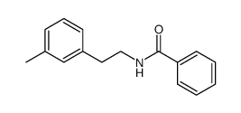 Benzamide, N-[2-(3-methylphenyl)ethyl]- 结构式