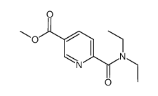 6-[(二乙氨基)羰基]-3-吡啶羧酸甲酯 结构式