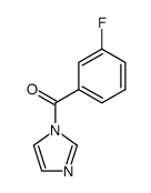 (3-氟苯基)-1H-咪唑-1-基甲酮 结构式
