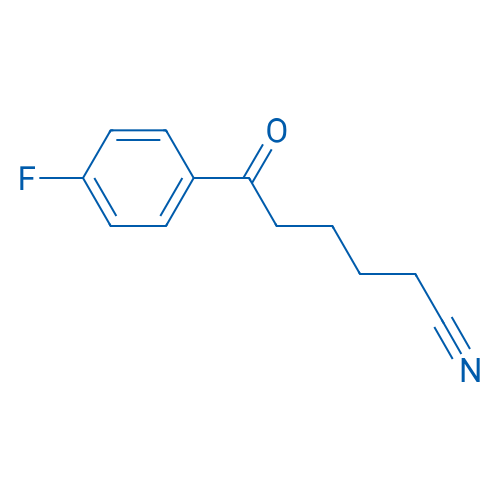 6-(4-氟苯基)-6-氧代己腈 结构式