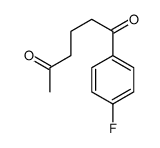 1-(4-氟苯基)-1,5-己二酮 结构式