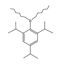 Borane, dihexyl[2,4,6-tris(1-methylethyl)phenyl]- 结构式