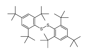 Disulfide, bis[2,4,6-tris(1,1-dimethylethyl)phenyl] 结构式