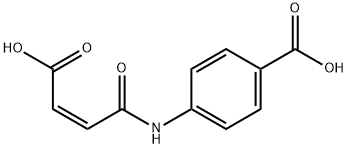 4-{[(2Z)-3-羧基丙-2-烯酰基]氨基}苯甲酸 结构式