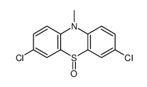 10H-Phenothiazine, 3,7-dichloro-10-methyl-, 5-oxide 结构式