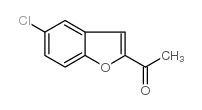 1-(5-氯苯并[B]呋喃-2-基)-1-乙酮 结构式