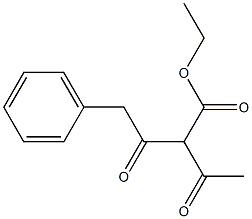 2-乙酰基-3-氧代-4-苯基丁酸乙酯 结构式