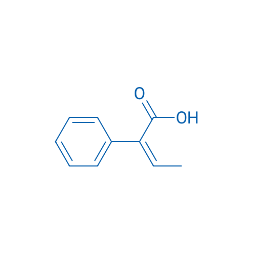 2-苯基异巴豆酸 结构式