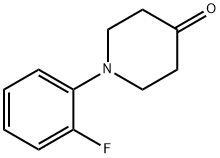1-(2-氟苯基)-4-哌啶基酮 结构式
