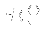 Benzene, [(1Z)-2-ethoxy-3,3,3-trifluoro-1-propen-1-yl]- 结构式