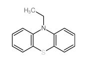 10-乙基吩噻嗪 结构式