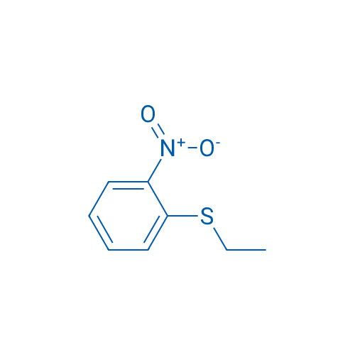 1-乙硫基-2-硝基苯 结构式
