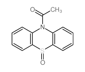 10-Acetyl-10H-phenothiazine 5-oxide 结构式