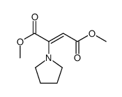 (2E)-2-(1-吡咯烷基)-2-丁烯二酸 1,4-二甲酯 结构式