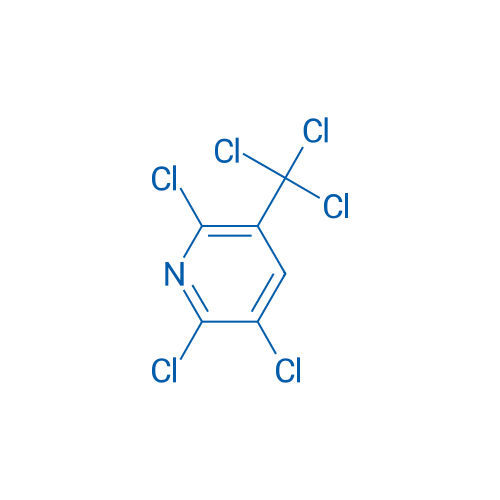 2,3,6-三氯-5-(三氯甲基)吡啶 结构式