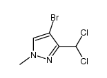 4-溴-3-二氯甲基-1-甲基吡唑 结构式