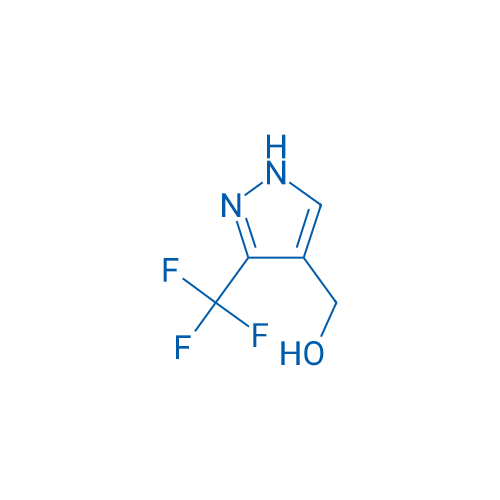 3-三氟甲基-4-(羟甲基)吡唑 结构式